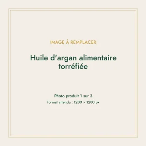 Huile d'argan alimentaire torréfiée
