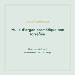 Huile d'argan cosmétique non torréfiée